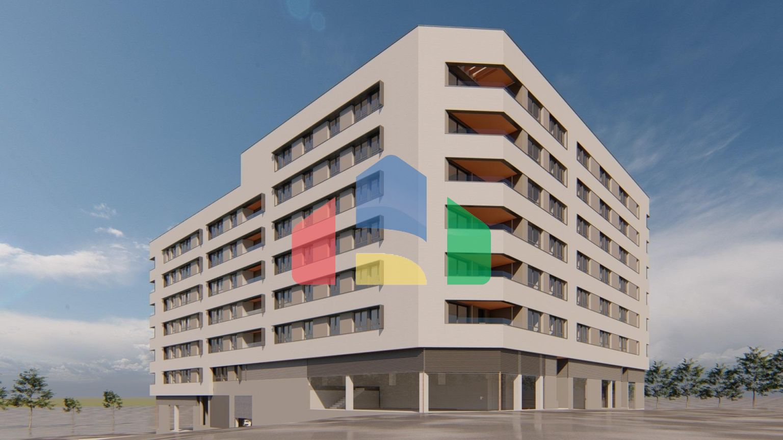 Дома новой постройки на «Золотой миле»