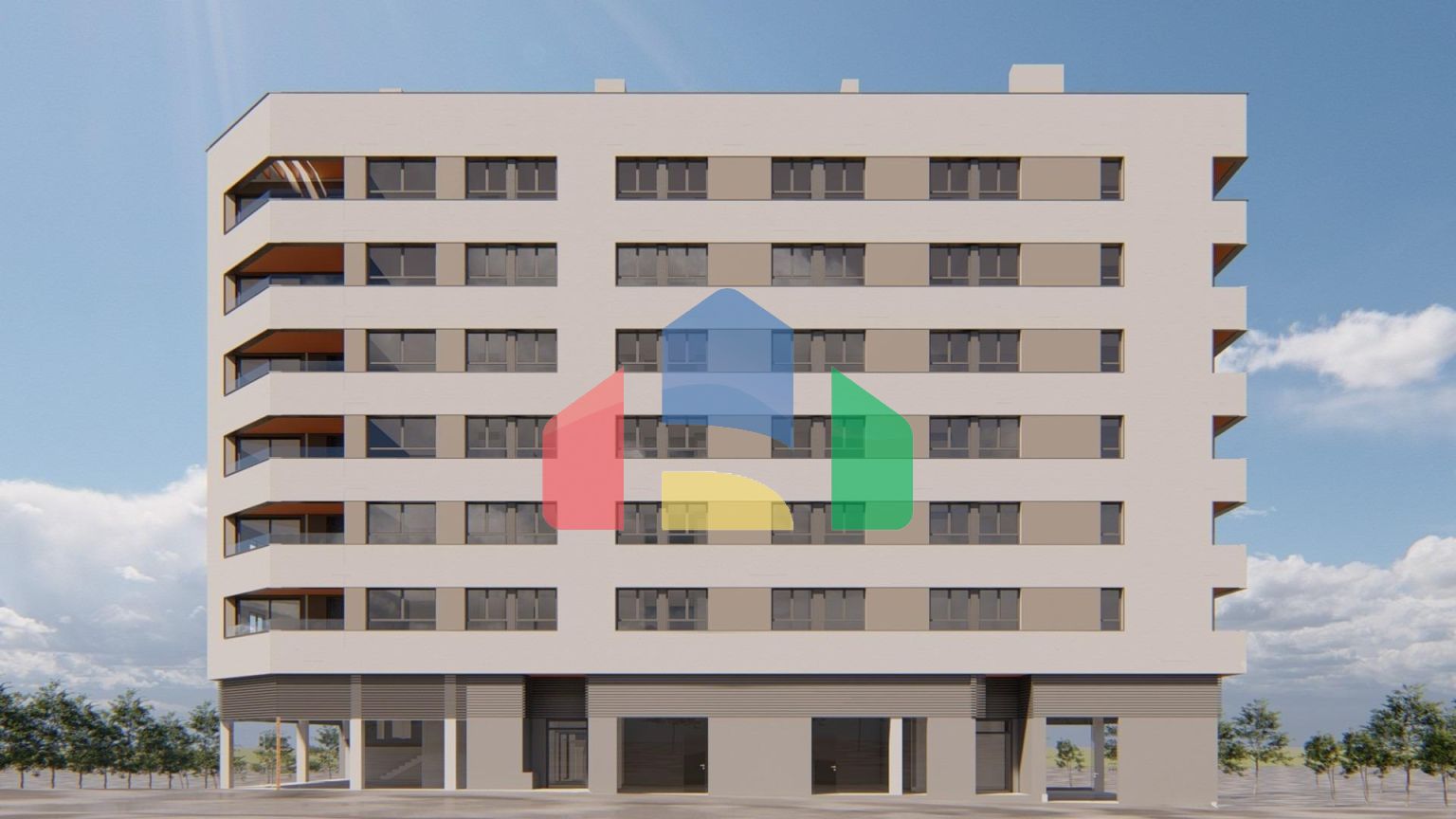 Дома новой постройки на «Золотой миле»