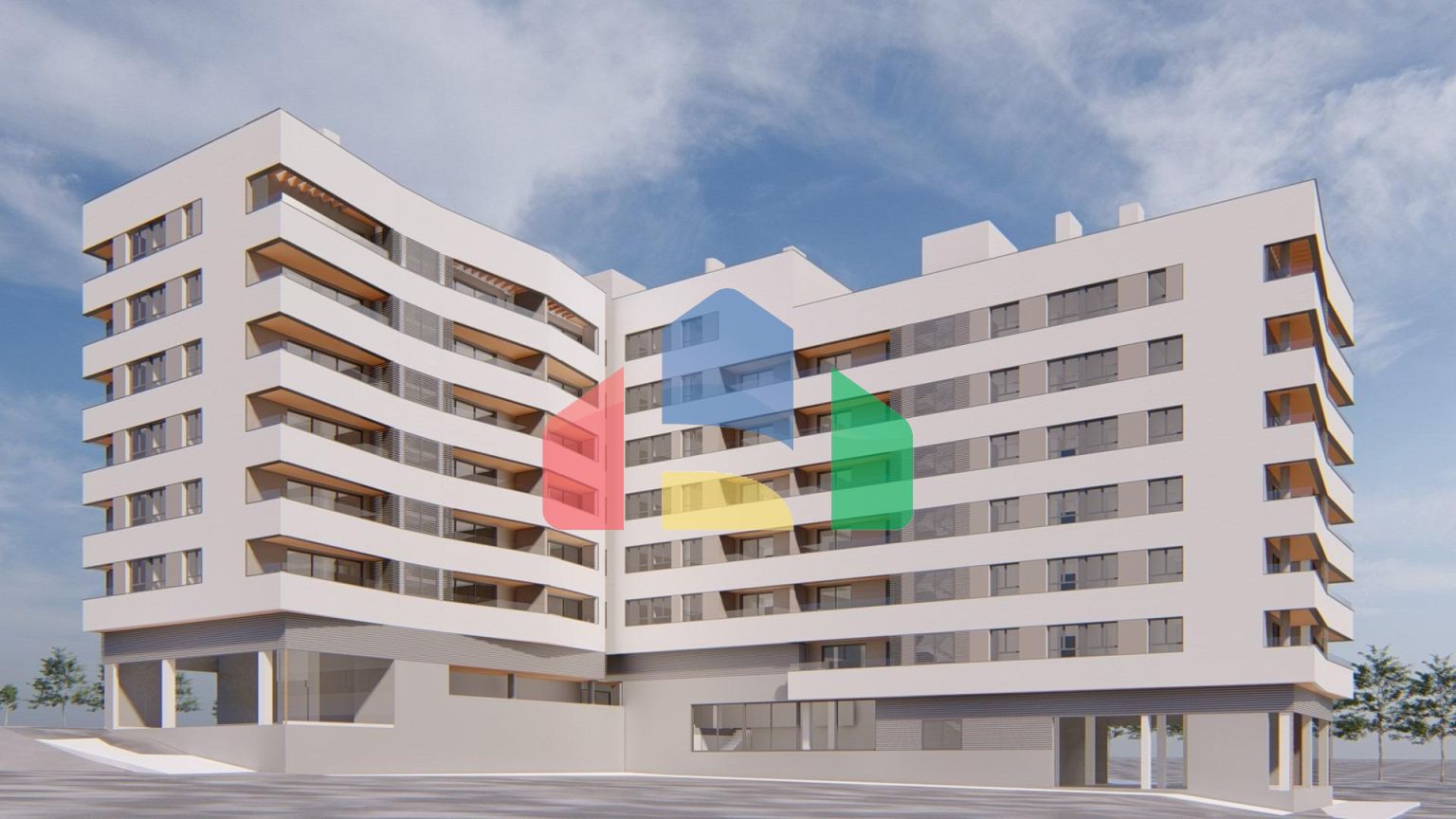 Дома новой постройки на «Золотой миле»