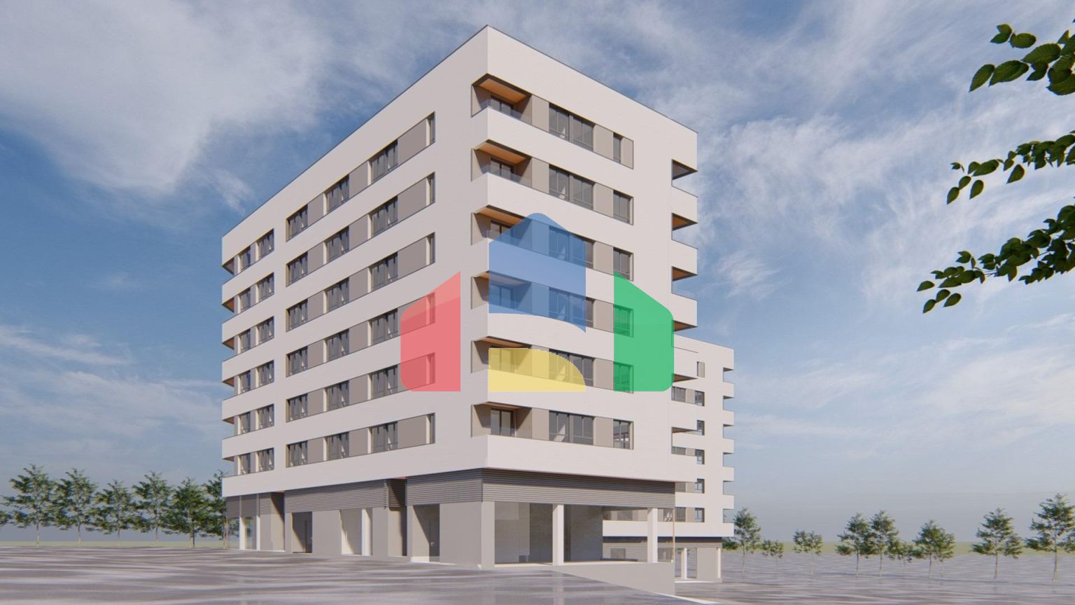 Дома новой постройки на «Золотой миле»