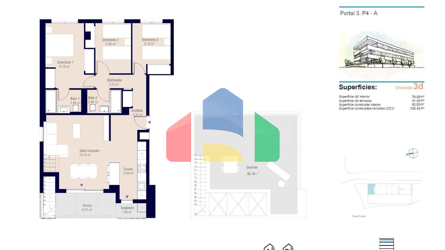 Новый жилой дом в Сан-Агустине, Аликанте, с потрясающим видом на город и море.