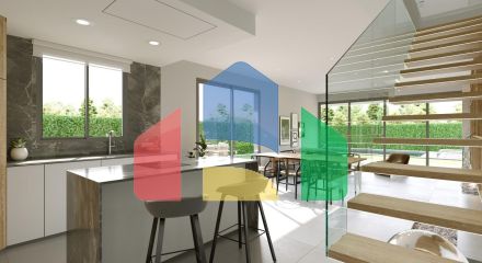 Отдельные дома с садом и бассейном