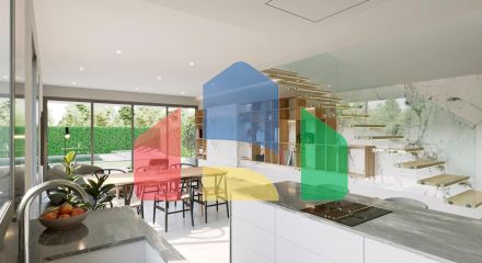 Отдельные дома с садом и бассейном