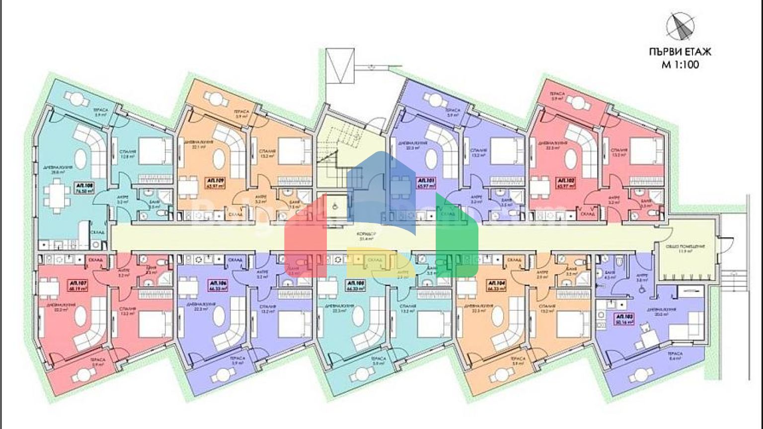 Квартири від забудовника в Азуро Біч