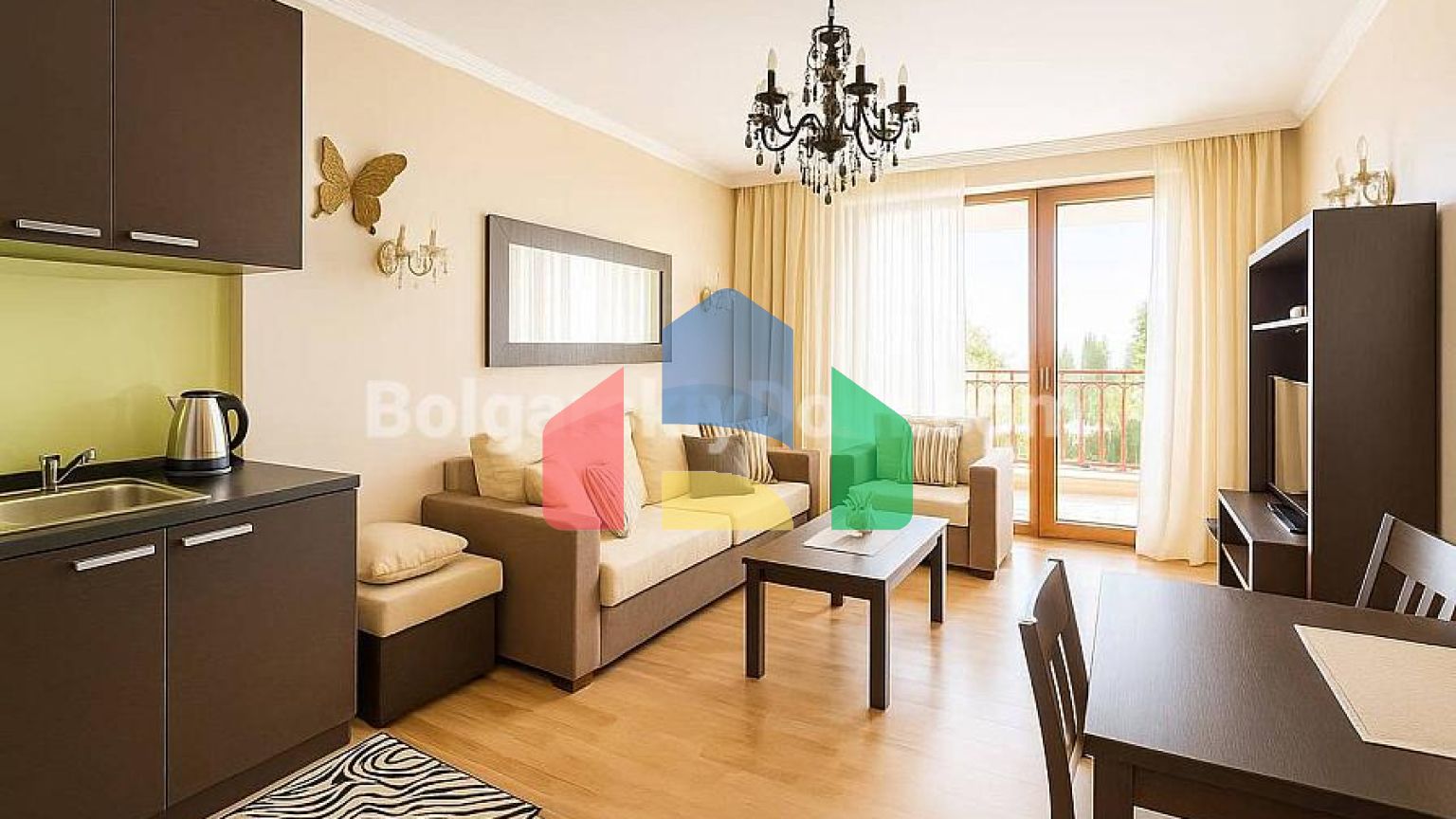 Квартира-студия в Эмеральд