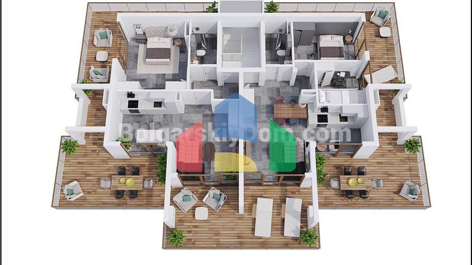 Квартири від забудовника в Бургас Бей