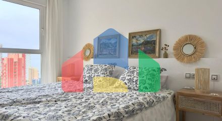 «Впечатляющая квартира на 18 этаже с панорамным видом на море в Бенидорме»