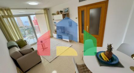 «Впечатляющая квартира на 18 этаже с панорамным видом на море в Бенидорме»