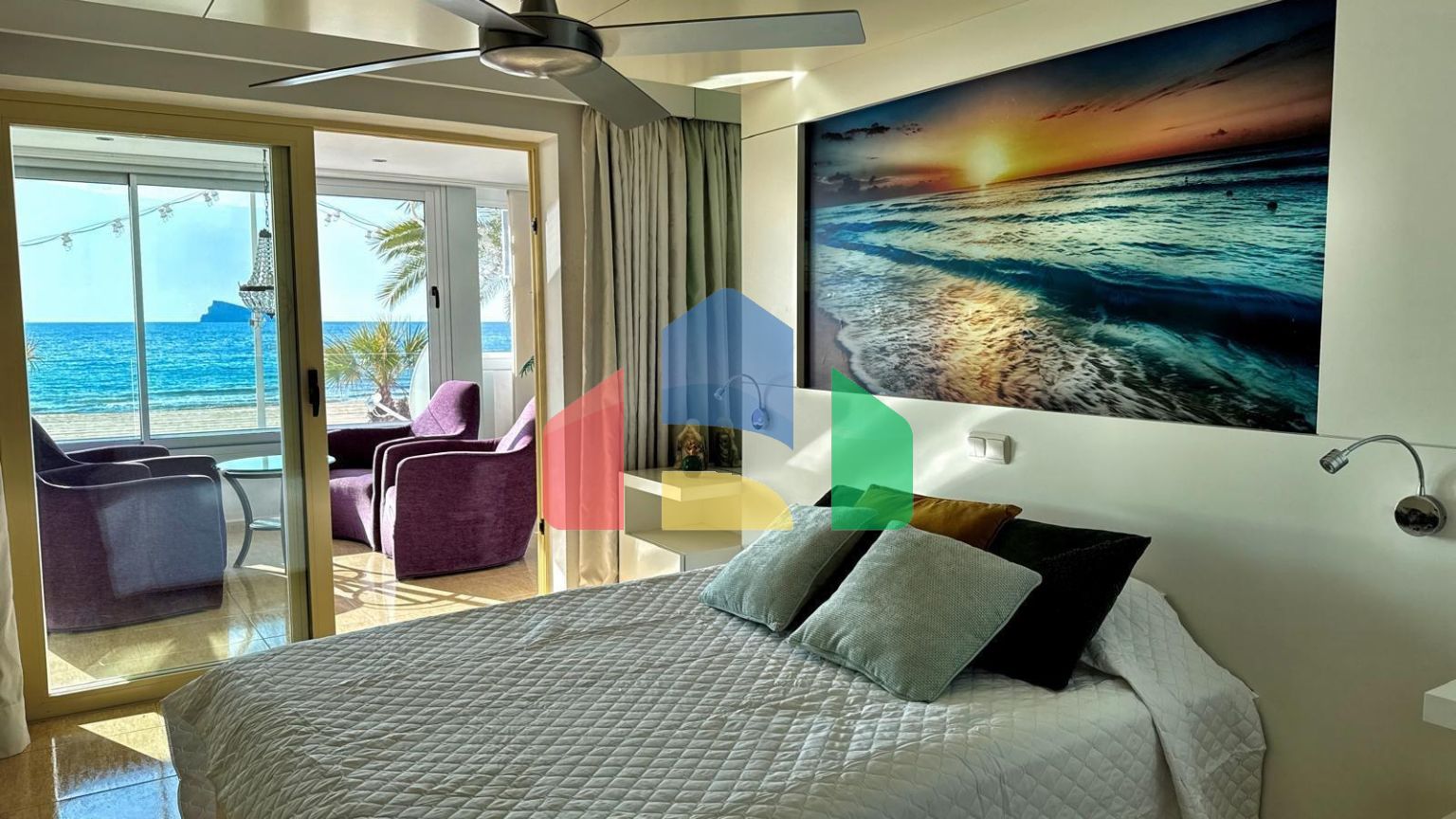 Эксклюзивная Реновированная Квартира на Первой Линии Пляжа в Бенидорме ️