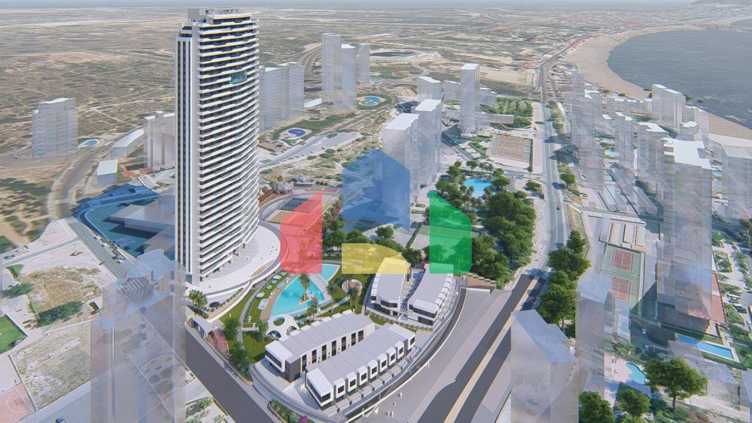 НОВАЯ СТРОИТЕЛЬСТВО ЖИЛОЙ В PLAYA PONIENTE DE BENIDORM !!!