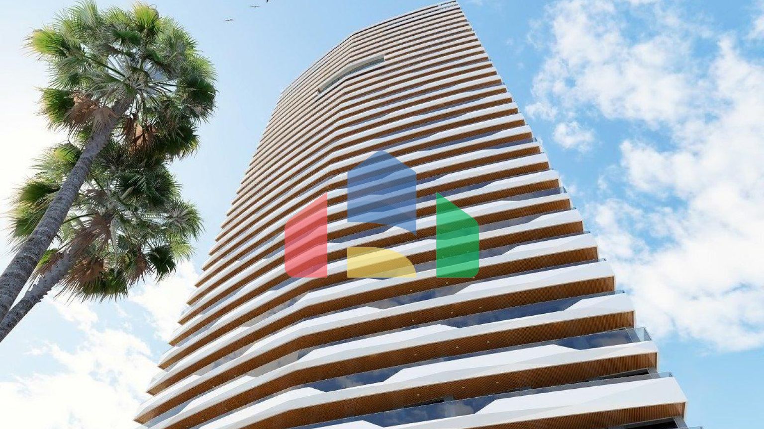 Расположенный в Бенидорме новый жилой комплекс, квартиры с видом на море, Плайя де Пониенте