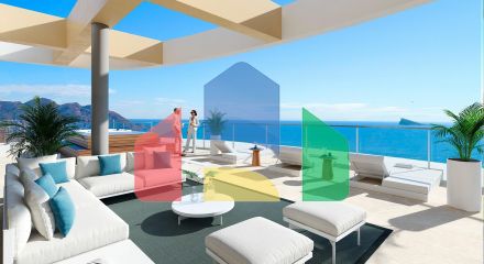 New construction apartments in Poniente beach, Benidorm