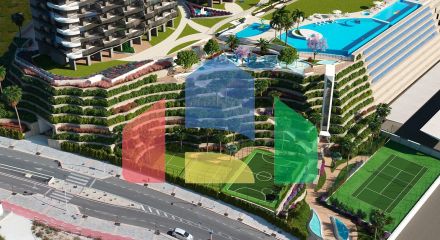New construction apartments in Poniente beach, Benidorm
