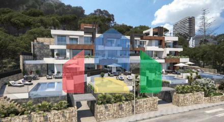 Двухуровневая квартира на первой линии пляжа Пониенте