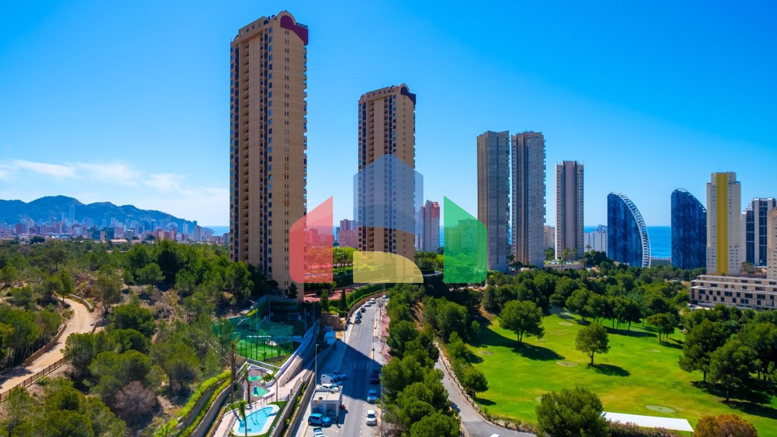 Широкая квартира с 2 спальнями в комплексе Eagle Tower