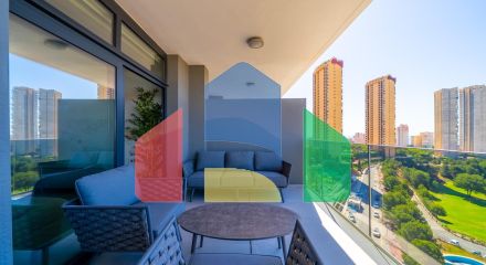 Широкая квартира с 2 спальнями в комплексе Eagle Tower