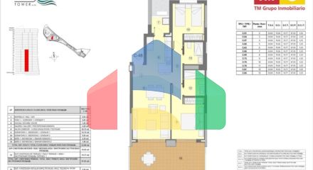 Широкая квартира с 2 спальнями в комплексе Eagle Tower