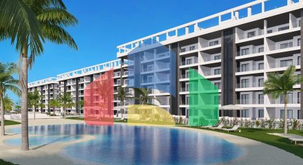 NEW BUILD GATED URBANIZATION IN TORREVIEJA ONLY 700M FROM THE BEACH