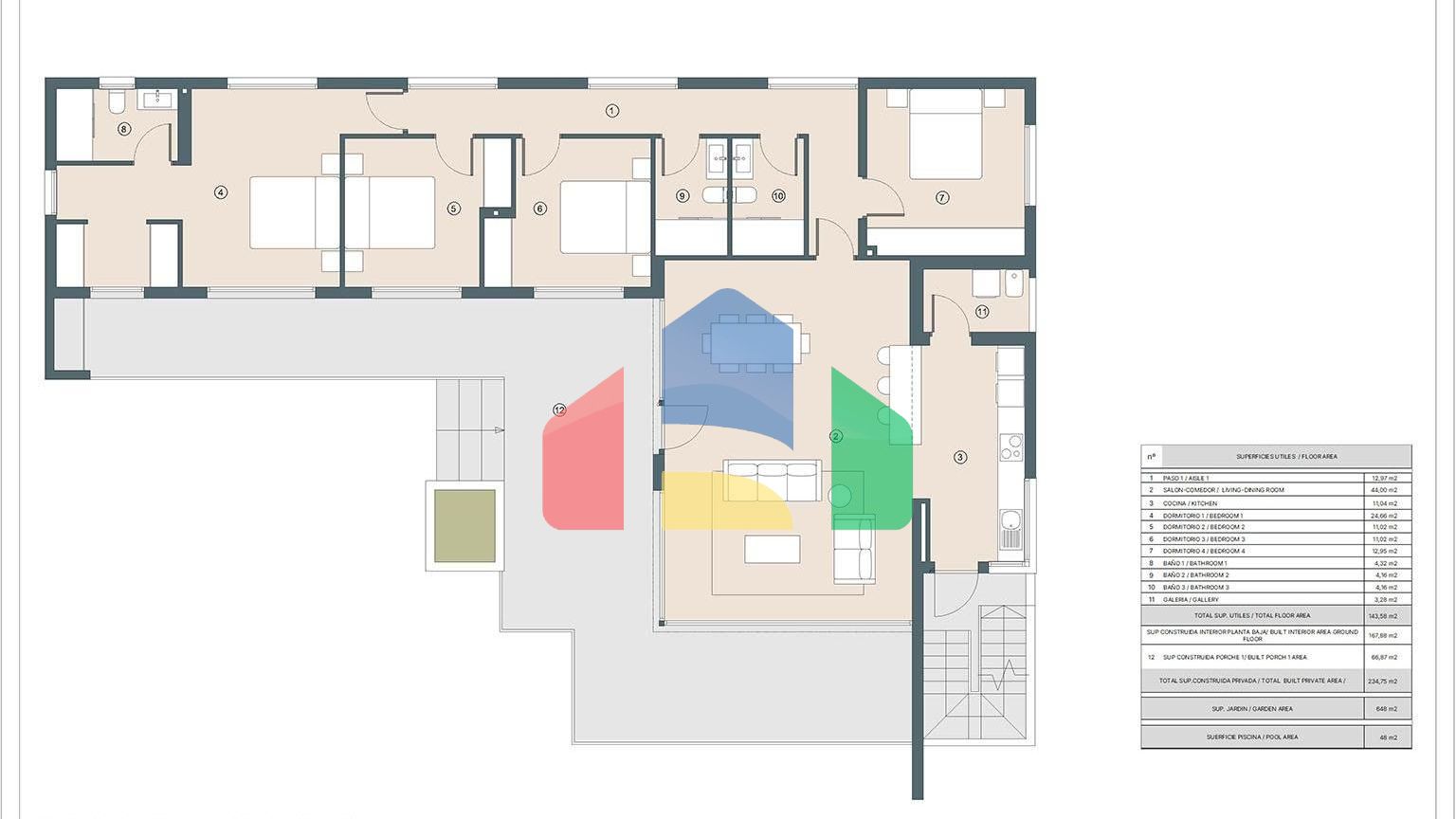 Дом вашей мечты с видом на Солт-Лейк — роскошная вилла в Эль-Чапарраль