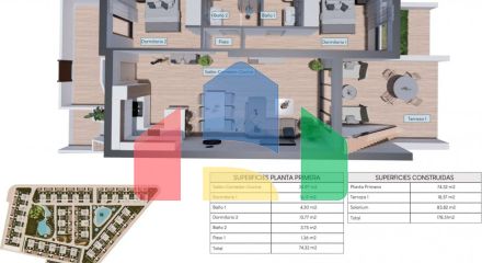 НОВЫЙ ЖИЛОЙ КОМПЛЕКС БУНГАЛО-АПАРТАМЕНТОВ В ЛОС-БАЛКОНEС