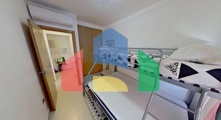 Уютная полуремонтированная квартира на пляже Кура, Торовьеха 2 СПАЛЬНИ 1 ВАННАЯ И 2 СКЛАДА в 500 метрах от пляжа