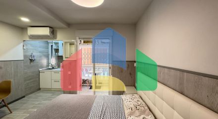 АПАРТАМЕНТЫ ПОСЛЕ РЕМОНТА В 350 МЕТРАХ ОТ ПЛЯЖА. 2 СПАЛЬНИ. 2 ВАННЫЕ КОМНАТЫ. КВАРТИРА РАЗДЕЛЕНА НА ДВЕ СТУДИИ ДЛ