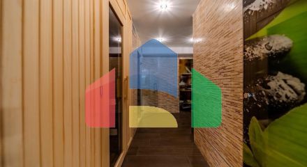 ЛЮКС ВИЛЛА, С НАХОЖДЕНИЕМ В 300 МЕТРАХ ОТ ПЛЯЖА ЛА-МАТА. 5 СПАЛЕН. 4 С/У. ПОВЕРХНОСТЬ -438 М2. УЧASTОК-790М2.