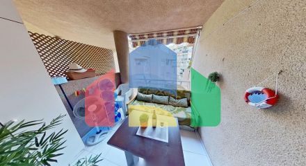 Spacious penthouse just 200 meters from the beach with two terraces and two bathrooms