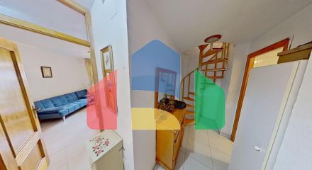 Spacious penthouse just 200 meters from the beach with two terraces and two bathrooms