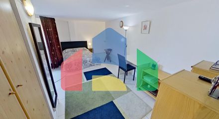 Просторная мансарда в 200 метрах от пляжа с двумя террасами и двумя ванными комнатами