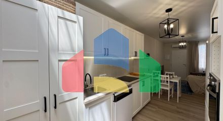 БУНГАЛО ПОСЛЕ КАПИТАЛЬНОГО РЕМОНТА С УЧАСТКОМ 31 М2. 2 СПАЛЬНИ. 1 ВАННАЯ КОМНАТА. С ПЛОЩАДЪЮ 44 М2.