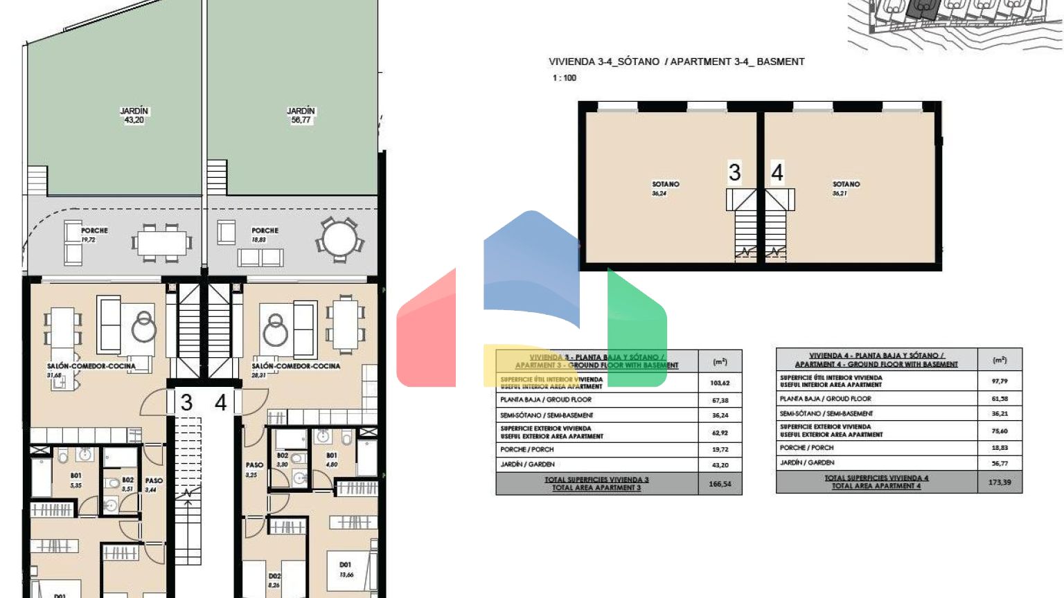 Новые бунгало с видом на море в Ла Мата, Торревьеха