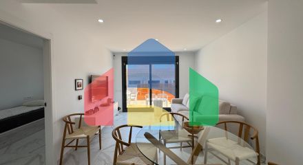 ПЕНТХАУС В КОМПЛЕКСЕ ALEGRIA XIX С ПРИВАТНЫЙ СОЛЯРИЕМ 35 М2!  2 СПАЛЬНИ. 2 ВАННЫЕ. ПЛОЩАДЪ 133М2. БАССЕЙН! ФИНСКАЯ САУНА! Ð