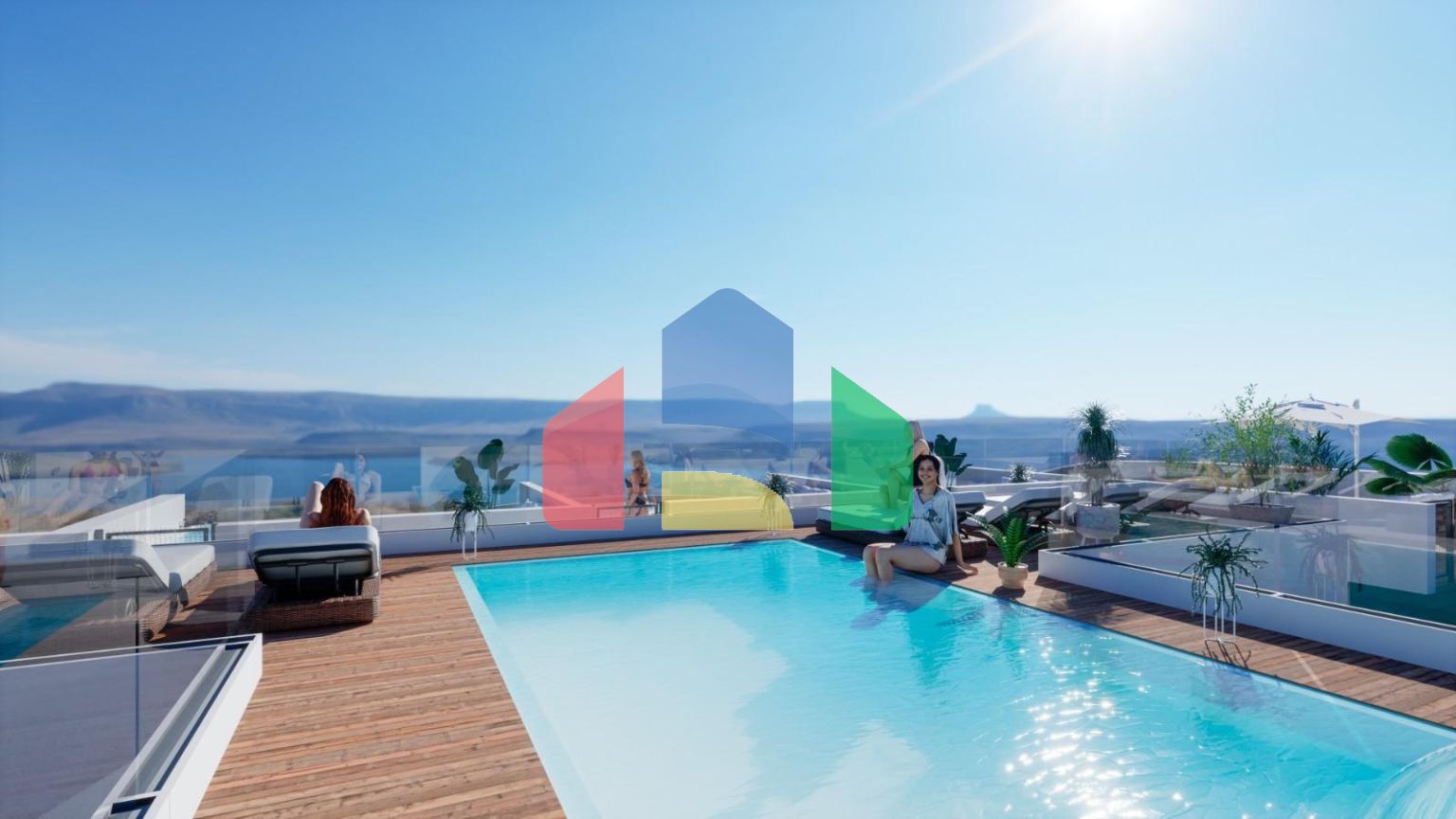 НОВОСТРОЙ НА ПРОСПЕКТЕ АБАНЕРАС С ВИДОМ НА МОРЕ. 50 МЕТРОВ ДО ПЛЯЖА.