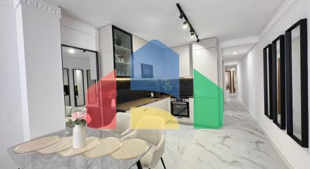 ШИКАРНАЯ КВАРТИРА ПОСЛЕ КАП. РЕМОНТА В 50 МЕТРАХ ОТ ПЛЯЖА. 4 СПАЛЬНИ. 2 ВАННЫЕ КОМНАТЫ. ПЛОЩАДЪ 105 М2.