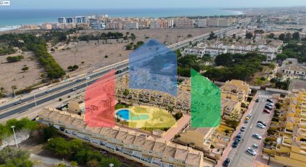 Large corner semi-detached house with sea views,