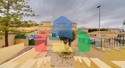 Large corner semi-detached house with sea views,