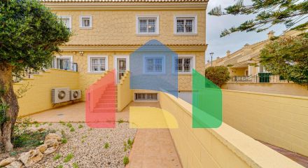 Large corner semi-detached house with sea views,