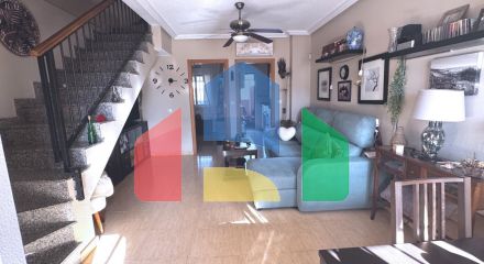 Cozy Duplex House in Torrevieja, Ideal for Your Family  3 bedrooms 2 bathrooms with communal pool and views of the pink lagoon