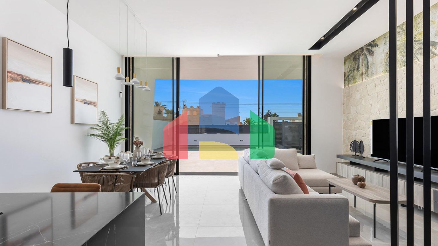 Одноэтажные виллы с частным бассейном в Торревьехе