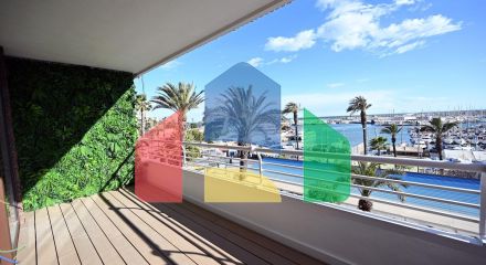 Роскошная квартира на первой линии с прямым видом на море, 3 спальни, 2 ванные комнаты