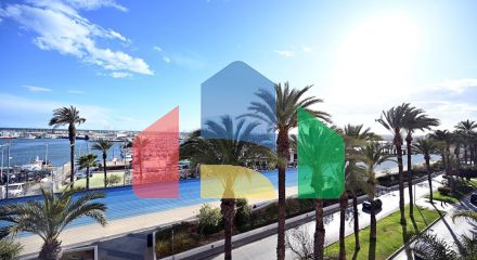 Роскошная квартира на первой линии с прямым видом на море, 3 спальни, 2 ванные комнаты