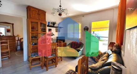 БУНГАЛО ВЕРХНИЙ ЭТАЖ В ТОРРЕБЛАНКА С ОГРОМНОЙ ТЕРРАСОЙ 15 М2 И УЧАСТКОМ 20 М2. ПЛОЩЯДЪ 59 М2. ДВА КОМУНИТАРНЫХ БАСС