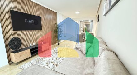 Первая линия! Эксклюзивная квартира с 2 спальнями, 2 ванными после ремонта, боковым видом на море