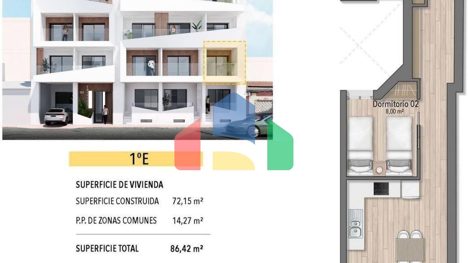 Современные апартаменты в 250 метрах от пляжа Эль Кура в Торревьехе