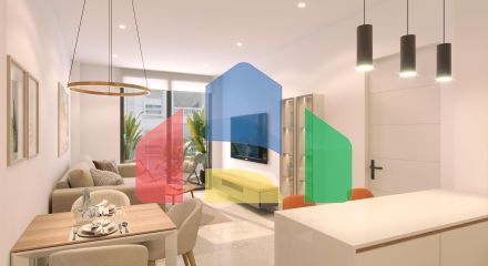 Новые апартаменты в 200 метрах от моря в Торревьехе