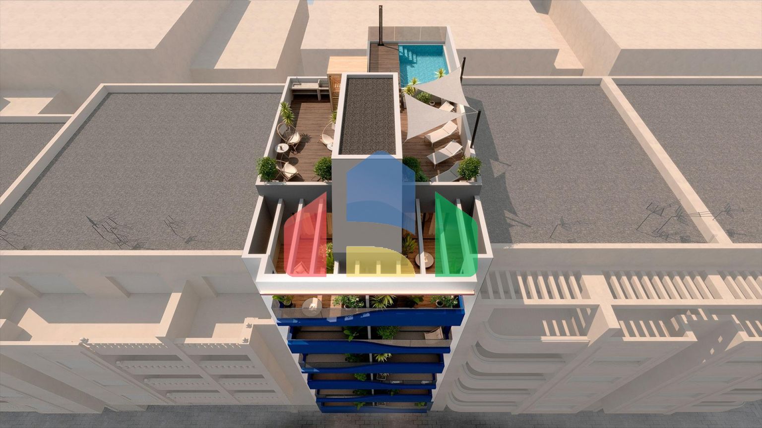 Новые апартаменты в 200 метрах от моря в Торревьехе