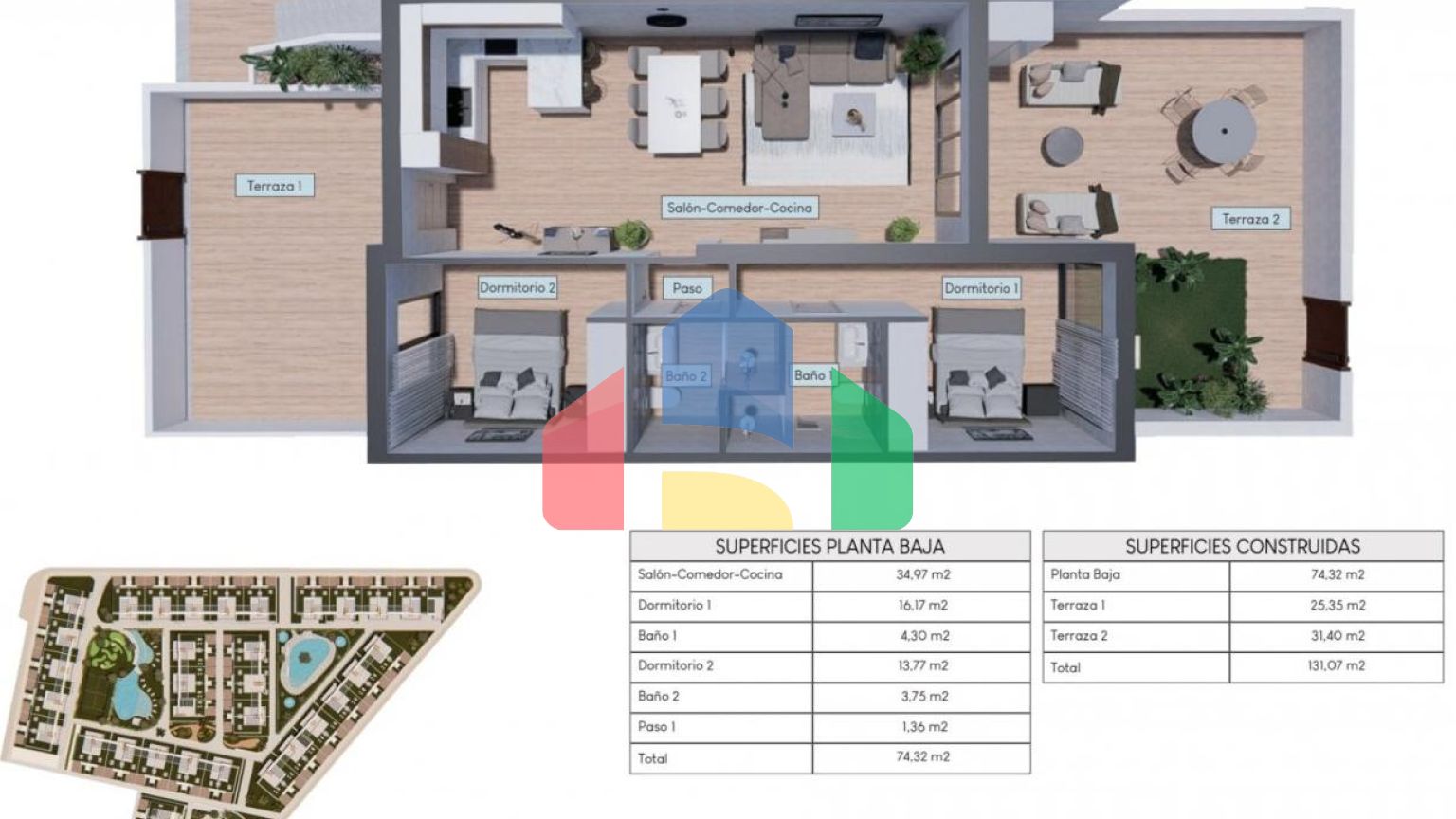 НОВЫЙ ЖИЛОЙ КОМПЛЕКС БУНГАЛО-АПАРТАМЕНТОВ В ЛОС-БАЛКОНEС