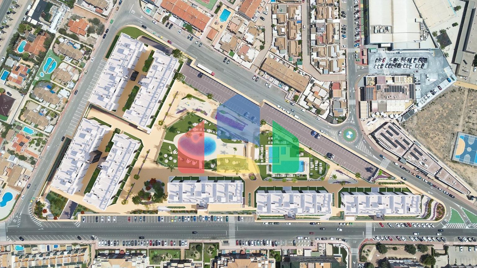 НОВАЯ ЗАКРЫТАЯ УРБАНИЗАЦИЯ В ТОРРЕВЬЕХЕ ВСЕГО В 700 М ОТ ПЛЯЖА