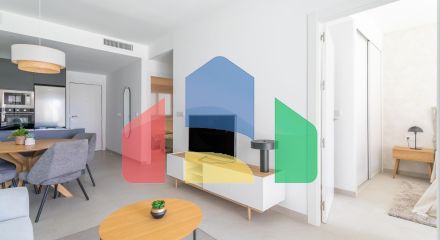 АПАРТАМЕНТЫ С ВИДОМ НА МОРЕ! НОВОСТРОЙ! 2 СПАЛЬНИ. 2 ВАННЫЕ КОМНАТЫ. БАССЕЙН. ПАРКИНГ.